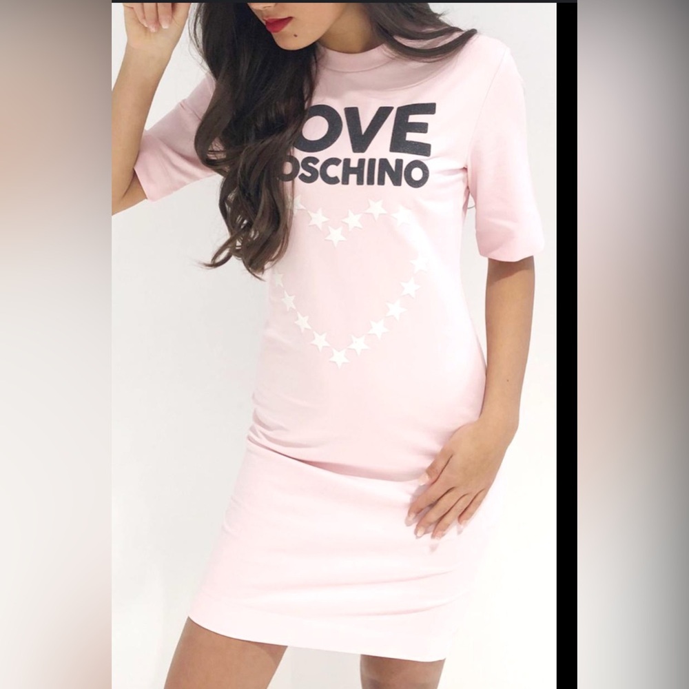 EUC Love Moschino Tee Shirt Dress